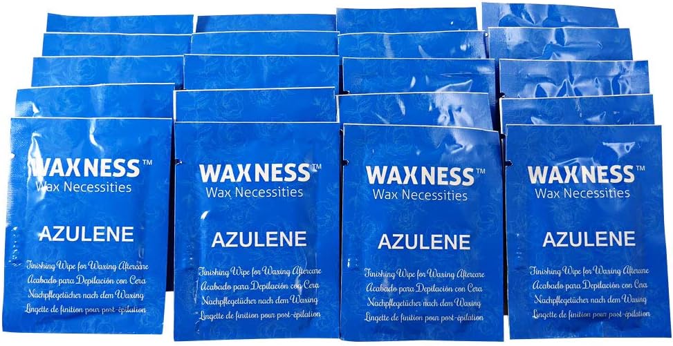 Waxness Wax Necessities at Home Azulene After Waxing Finishing Wipes 20 Pack
