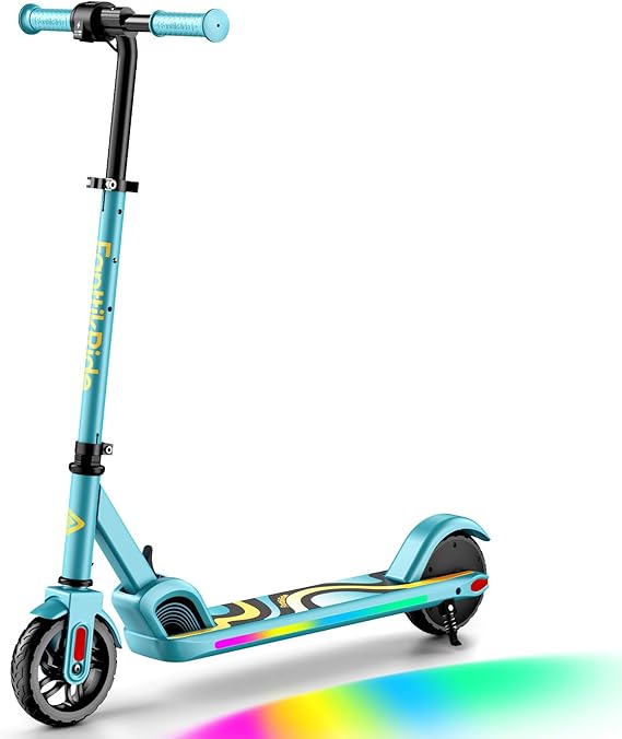 FanttikRide C9 Pro Electric Scooter for Kids 8-12, Adjustable Handlebar Height for Riders 3.9-5.2 ft, 132 lbs, Up to 40 min Continuous Time, 5 Miles Range, 3 Speed Mode 5/8/10 MPH