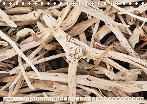 Am Strand - Fundstücke und Kunstwerke (Tischkalender 2018 DIN A5 quer): Schätze aus dem Meer und Kunst am Strand (Monatskalender, 14 Seiten ) (CALVENDO Natur)