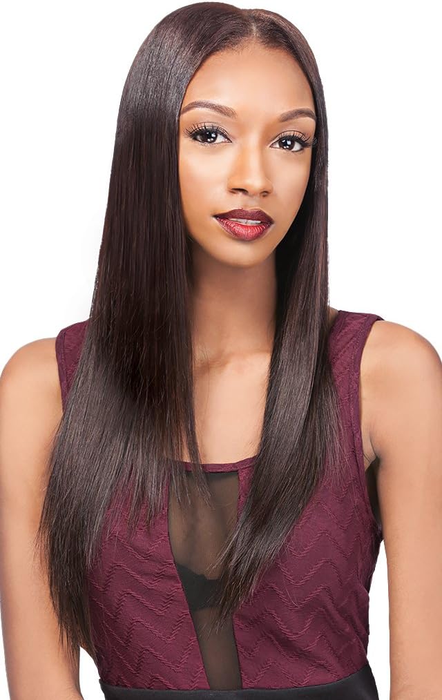 OutreVelvet Remi 100% Human Hair - Yaki Weaving (16 Inch, 1B Off Black)
