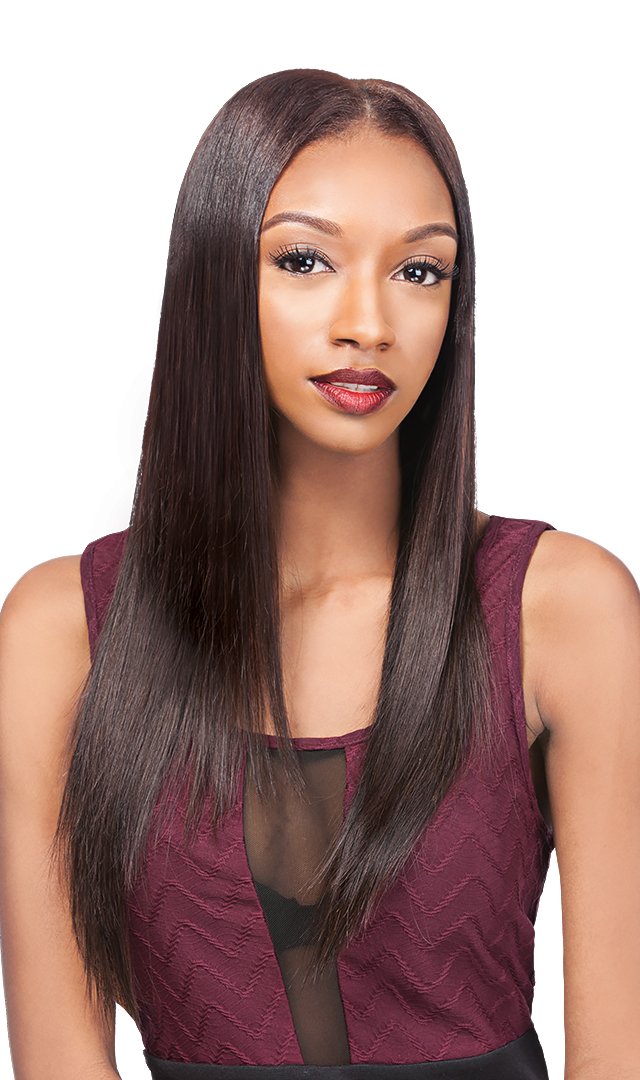 OutreVelvet Remi 100% Human Hair - Yaki Weaving (16 Inch, 1B Off Black)