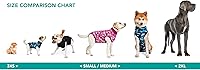 Vista 3 de Traje de recuperación Suitical para perros, de color rosa camuflado, M, Camuflaje Rosa