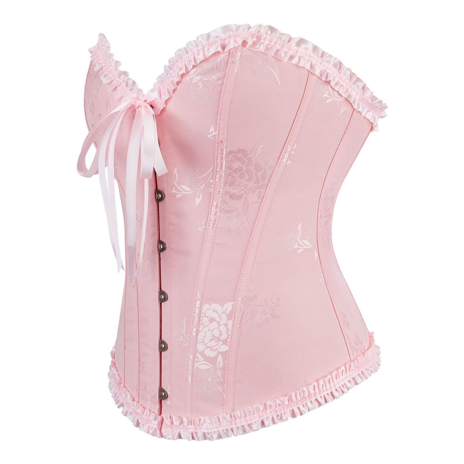 Bustier rose en dentelle pour sculpter la silhouette XL - 6