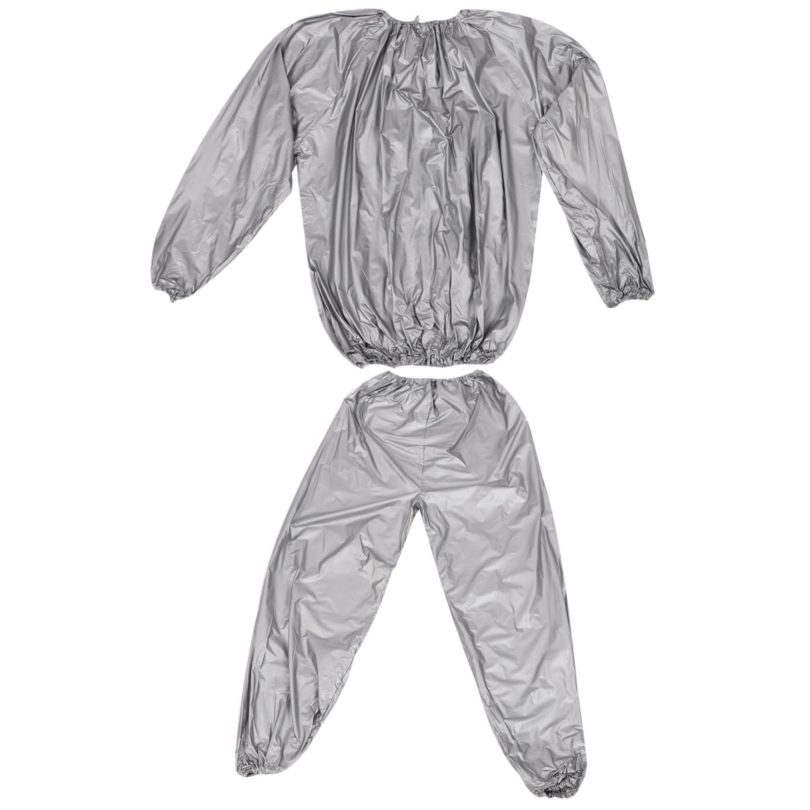 YARNOW 1 Set Sauna Suit Top and Pants Men Women's Workout Sauna Suits for Women Set for Fat Burning