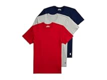 Mens Classic Fit Cotton Crew Undershirt 3-Pack