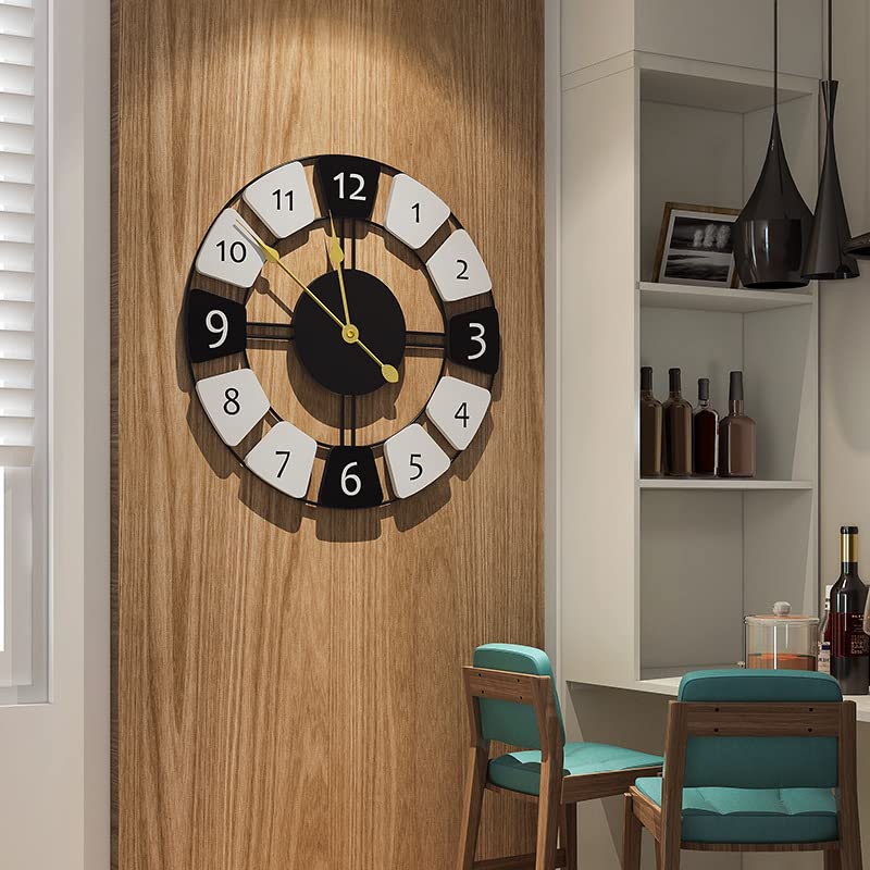 Saturey Relojes de Pared Light Luxury Reloj Fashion Fashion Creative Stiving Sala Decoración del hogar Reloj Simple Modern Wall Reloj Relojes de Pared Salon (Color : Style b)