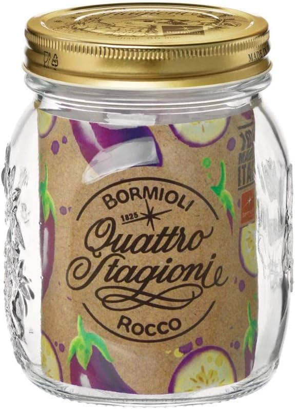 BORMIOLI ROCCO 6164207 Jars, 4 Seasons, 700 g, Bamboo