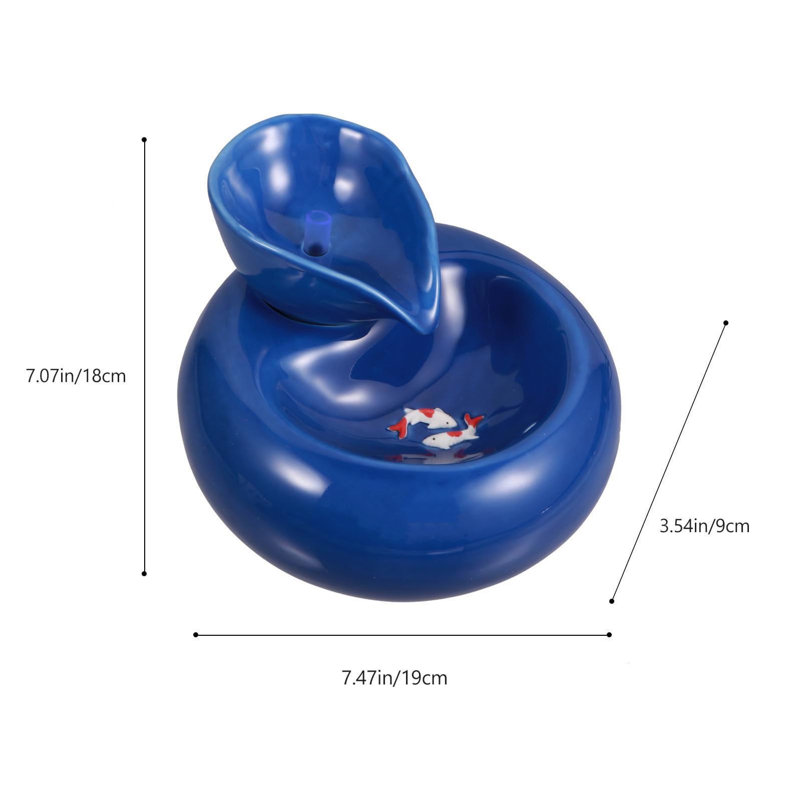 Bebedero Automático para Mascotas USB de Cerámica Agua Continua