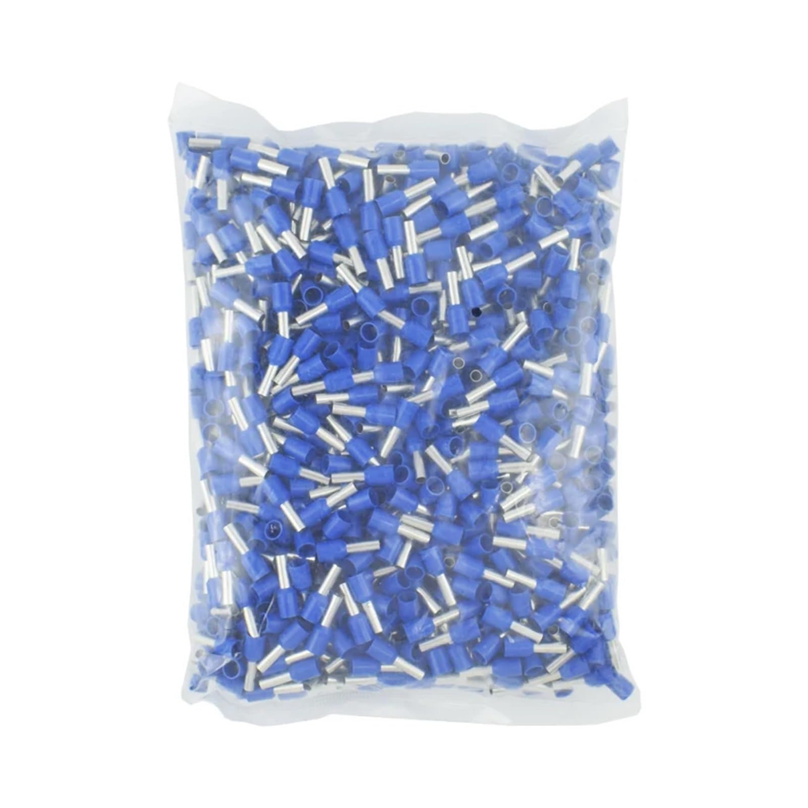 1000 sztuk/opakowanie, izolowane zaciski końcowe do kabli Crimp E0508 1008 1508 7508 2508 zaciski zaciskowe tulejki kablowe zaciski zaciskowe, rurowe (300A, E6012-1000PCS)