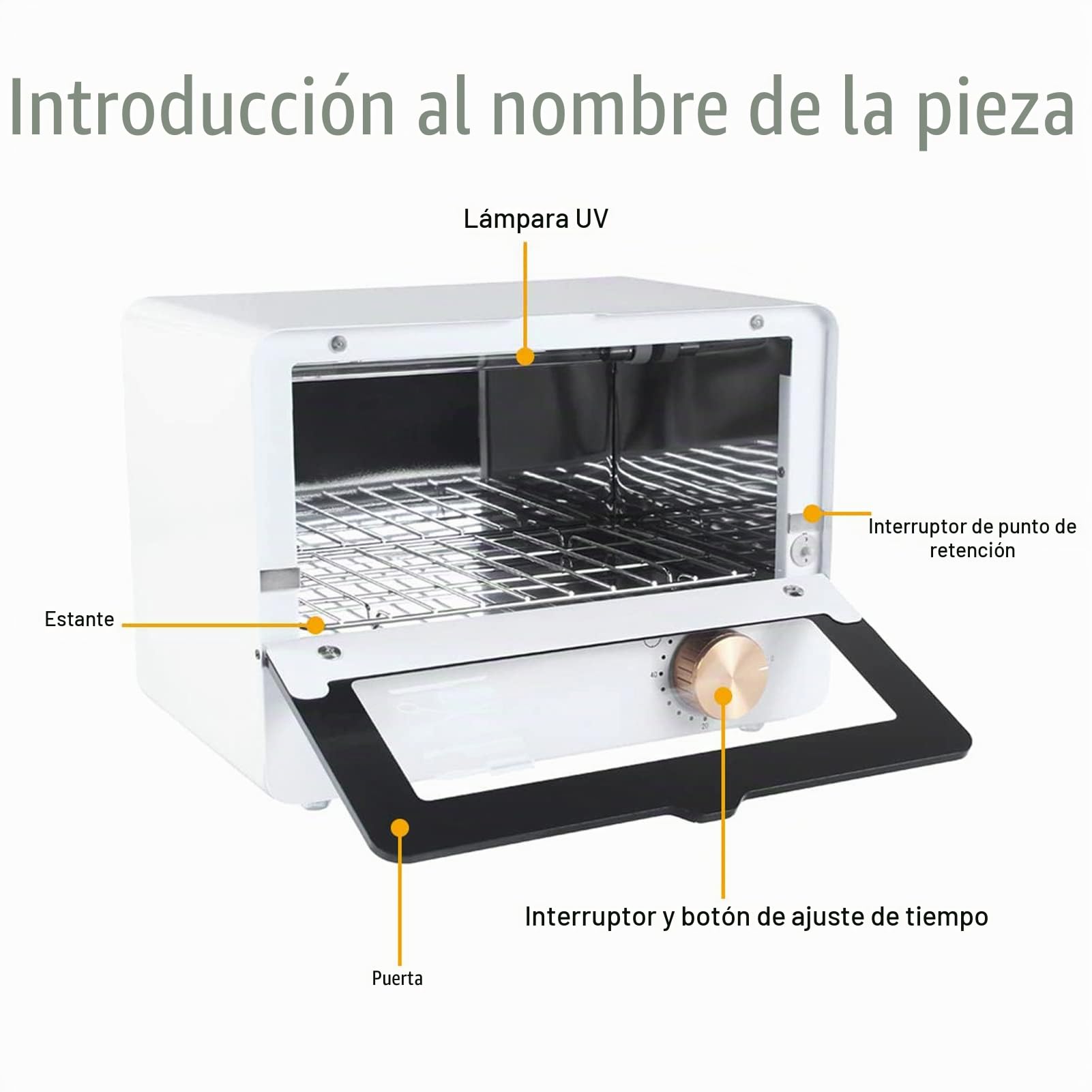 Armario desinfectante UV, esterilizador UV, armario desinfectante, esterilización de alta eficiencia, esterilizador de herramientas para uñas con temporizador, herramienta para pinzas y toallas
