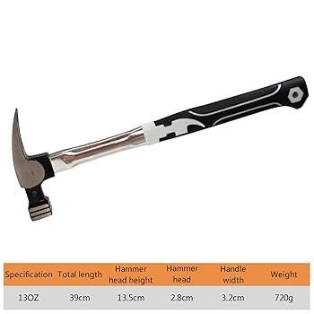 ハンドサム Picard Full-Steel Framing Hammer 1153g - American Pattern