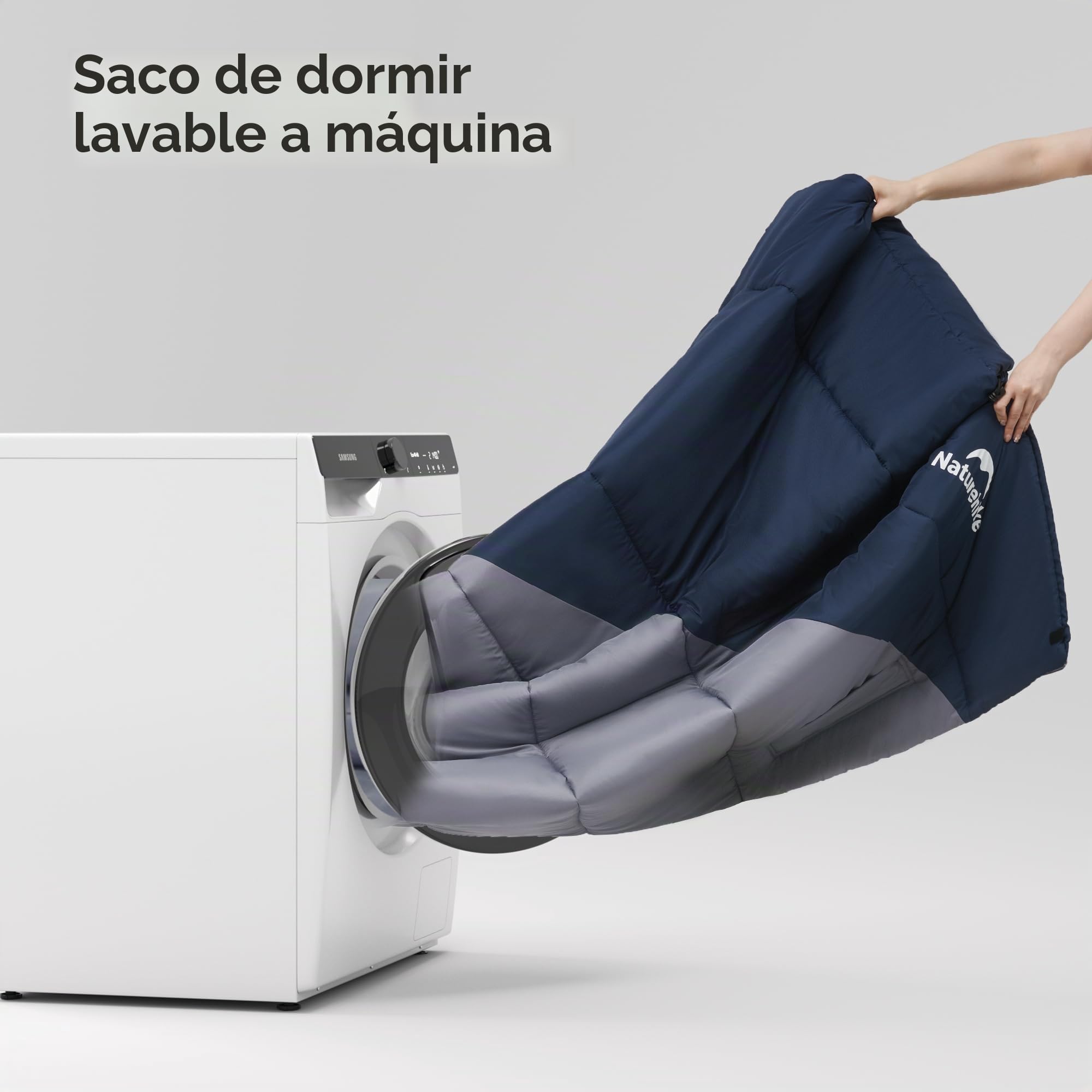 Naturehike Saco de dormir con capucha para camping, ligero y cómodo, ideal para aventuras al aire libre y viajes