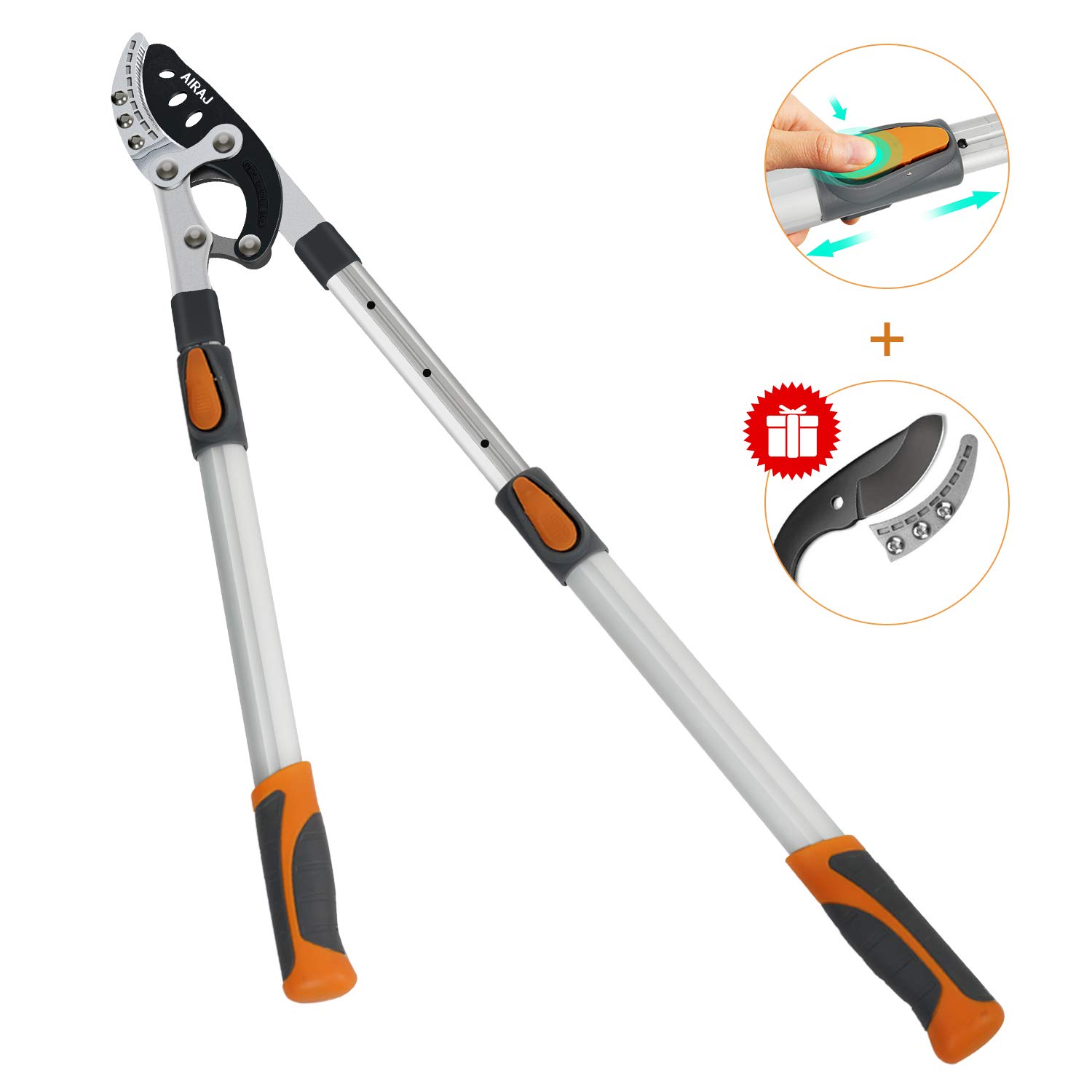 Buy AIRAJ 26 Inch Extendable Anvil Loppers Heavy Duty with Compound