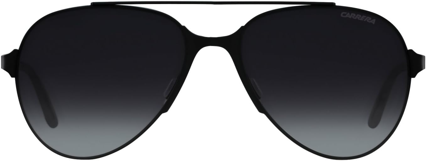 Carrera Men's CA113/S Pilot Sunglasses, Matte Black/Gray Gradient, 57 mm