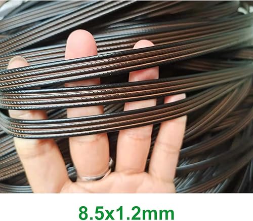 Miniatura 9 de Ratán de plástico plano de 0.276 x 0.047 in y 196 pies, material de repuesto de mimbre sintético redondo para silla de cesta, sofá, mesa, muebles, 28