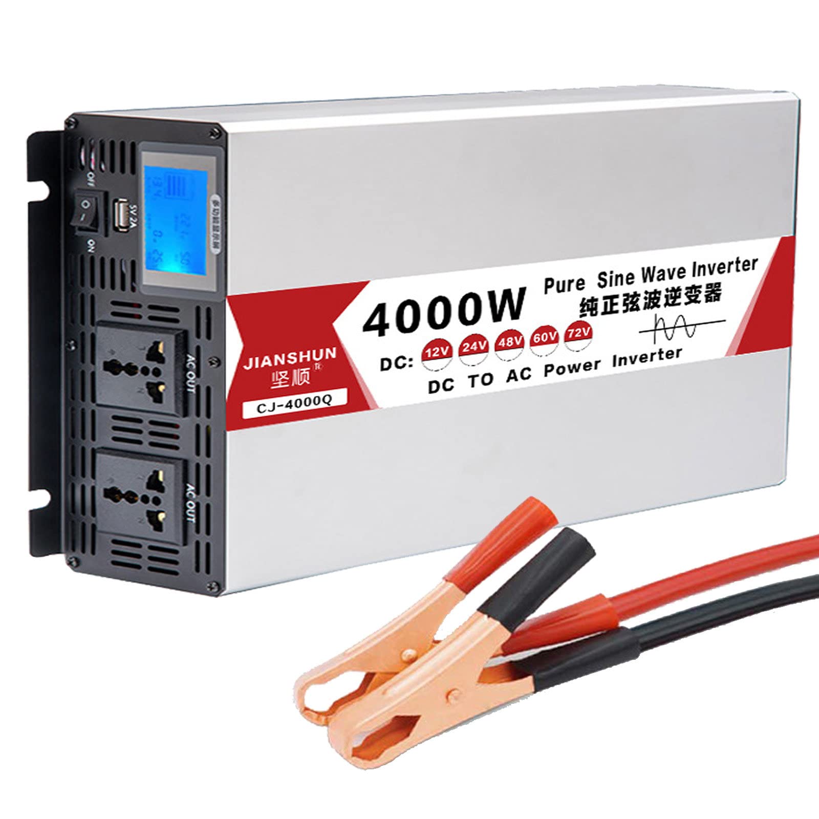 インバータ　4000w Amazon.co.jp: 4000 W 5000 W 6000 W 8000 W大型改質正弦波電源