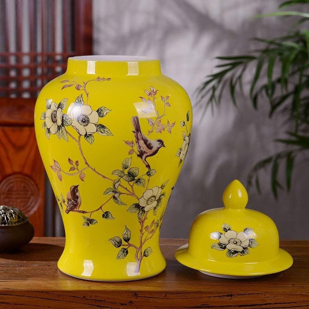 Wystrój domu Ceramiczne wazony na kwiaty do domów Antyczny tradycyjny chiński niebieski i biały wazon porcelanowy (czerwony)