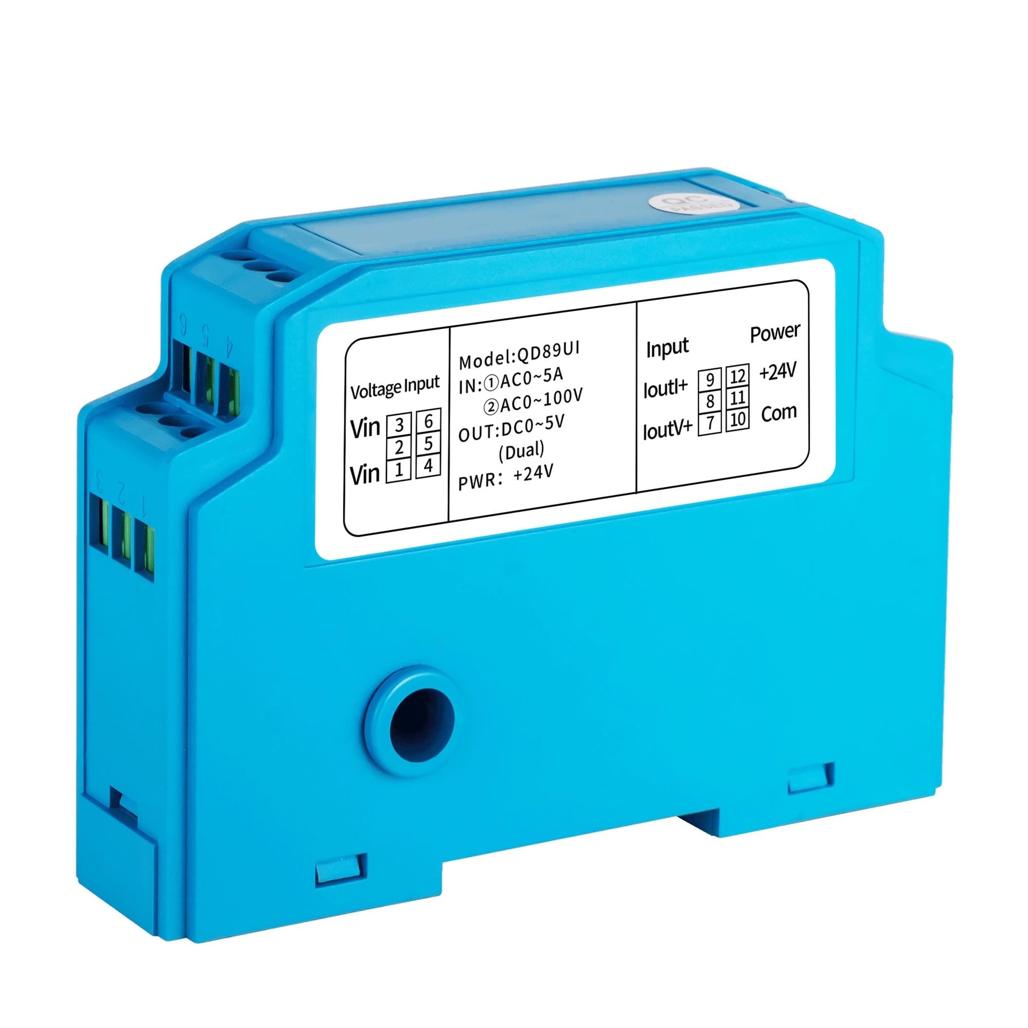 Capteur de tension AC 0-100V émetteur 4-20 mA pour supervision GTB domotique