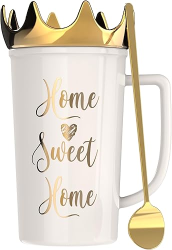 PeraBella Regalos de inauguración de la casa, la mejor inauguración de la casa para un nuevo hogar, esenciales para el hogar, taza de café dulce