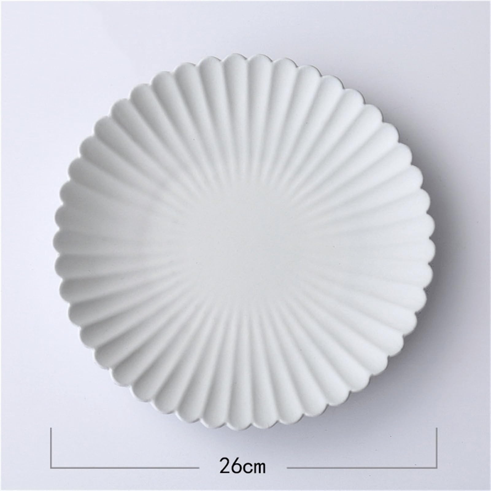 talerze do serwowania Ceramiczny talerz obiadowy na owoce przekąski chleb talerzyk deserowy zastawa stołowa do kuchni hotelowej restauracji bankietowej talerze makaronowe(26cm)