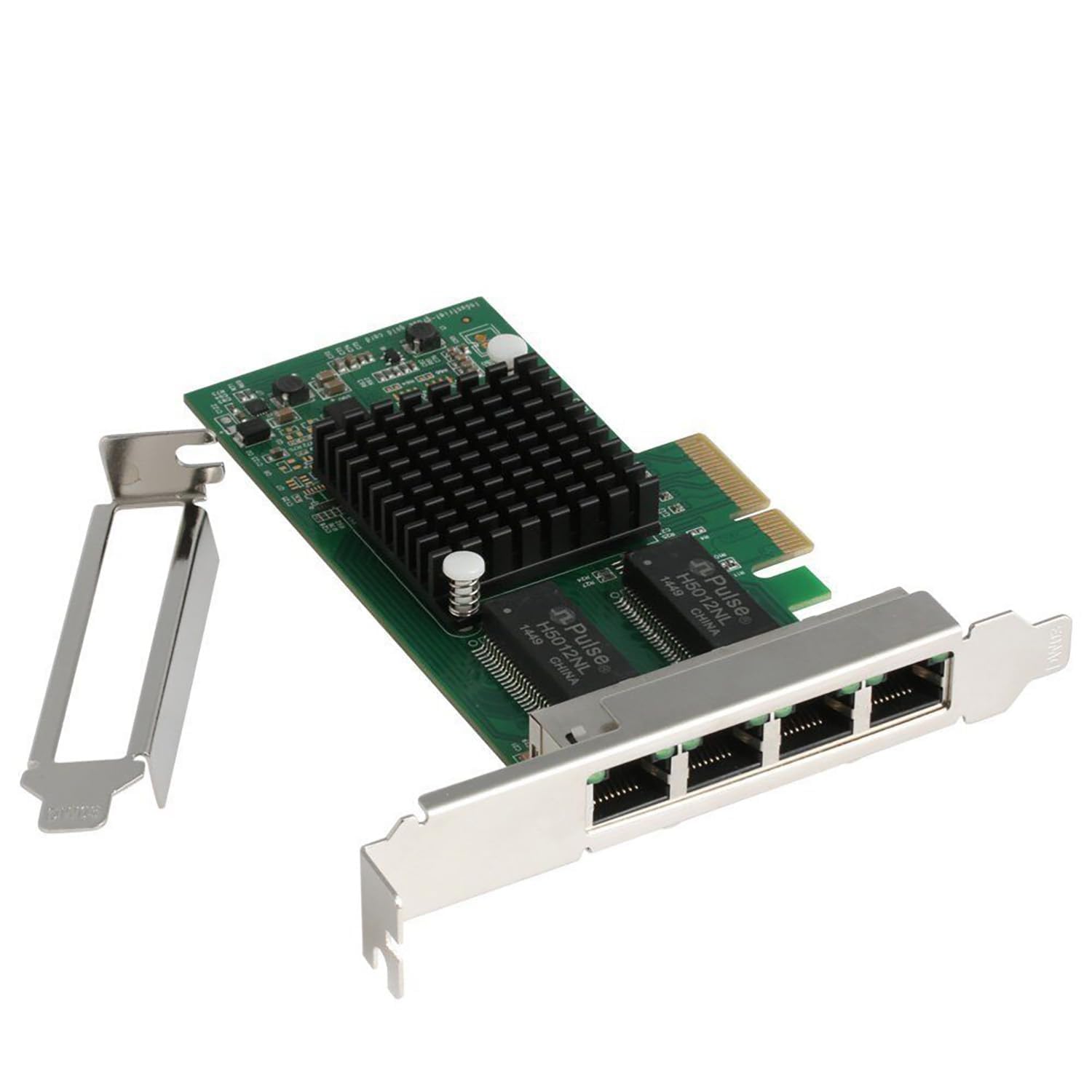 4 Port Gigabit PCIe Network Card with Intel I350 Chipset, Quad RJ45 1Gb Ethernet LAN Adapter, PCIe 2.1 X4 NIC with Low Profile Bracket for Windows, Windows Server, Linux, Vmware-picture-17