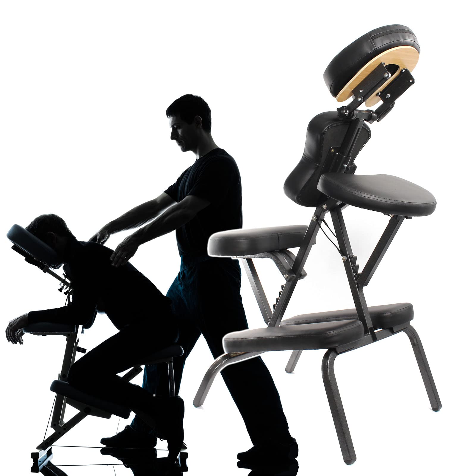 Silla de Masaje Plegable hasta 200kg Tatuajes estética Accesorio Fisioterapia reposacabezas