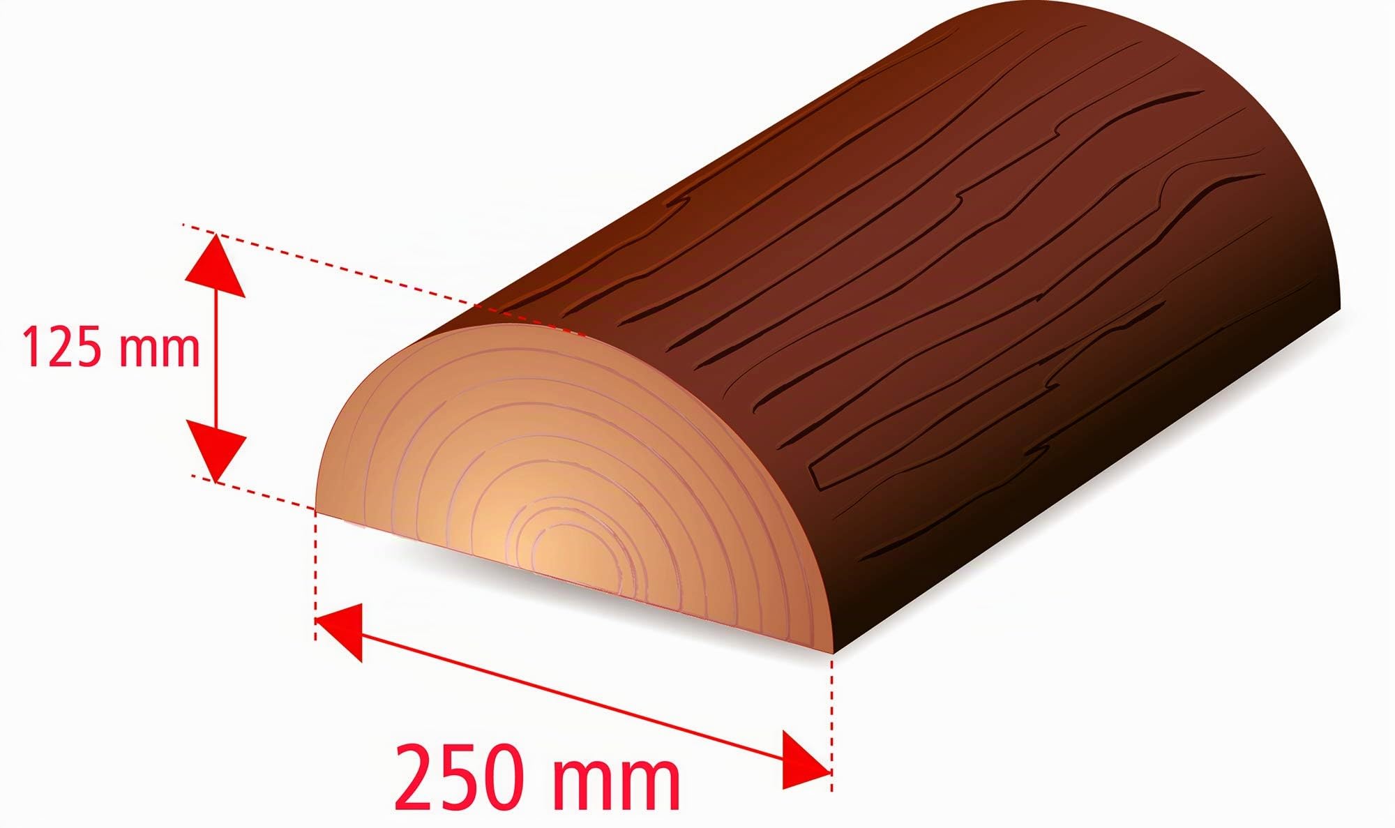 Fartools Scie à bûches 3500W lame Ø=700mm (42 dents), alésage 30mm, monophasée (230V), vitesse 1400tr/min, capacité de coupe buche Ø=250mm maxi