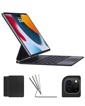 iPadケース Apple - iPadPro 12.9 Magic Keyboard  MXQU2J/A Amazon.com: Apple Magic Keyboard: iPad Keyboard and case for