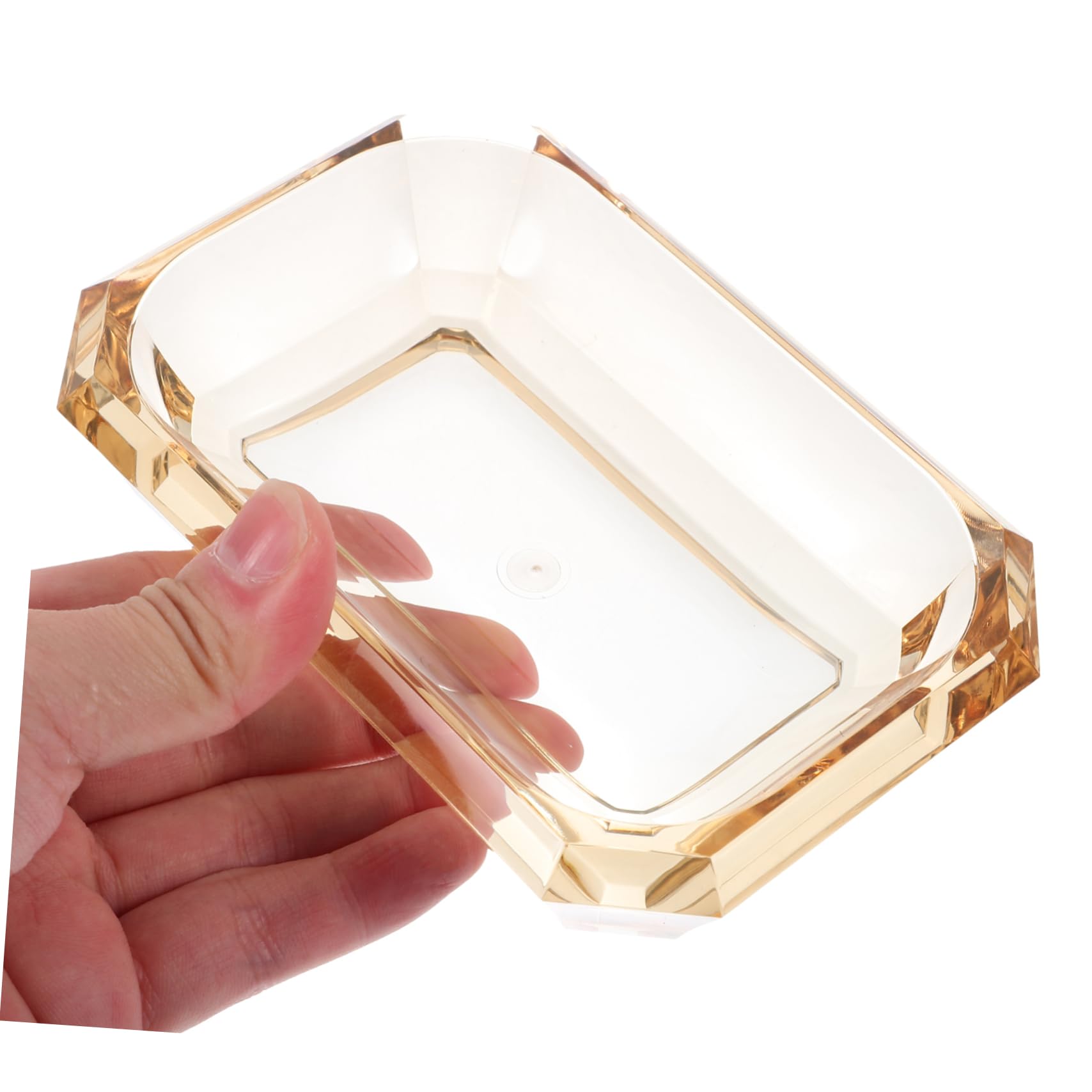 Juego de Accesorios de Baño 1 Set Acrílico Acero Inoxidable Dorado
