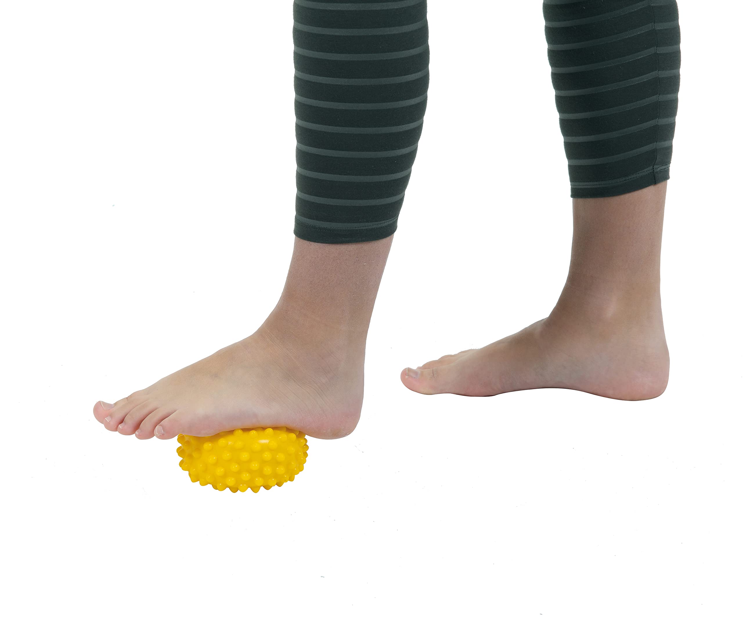 Sensyball Sensorischer Ball Ø 10 gelb 2 Stück aufblasbar für Massage