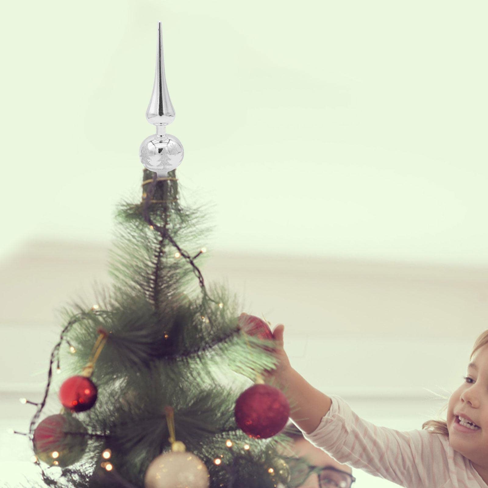 Weihnachtsbaumspitze Kürbis-Design - Für Innen & Außen Mit Steckfunktion