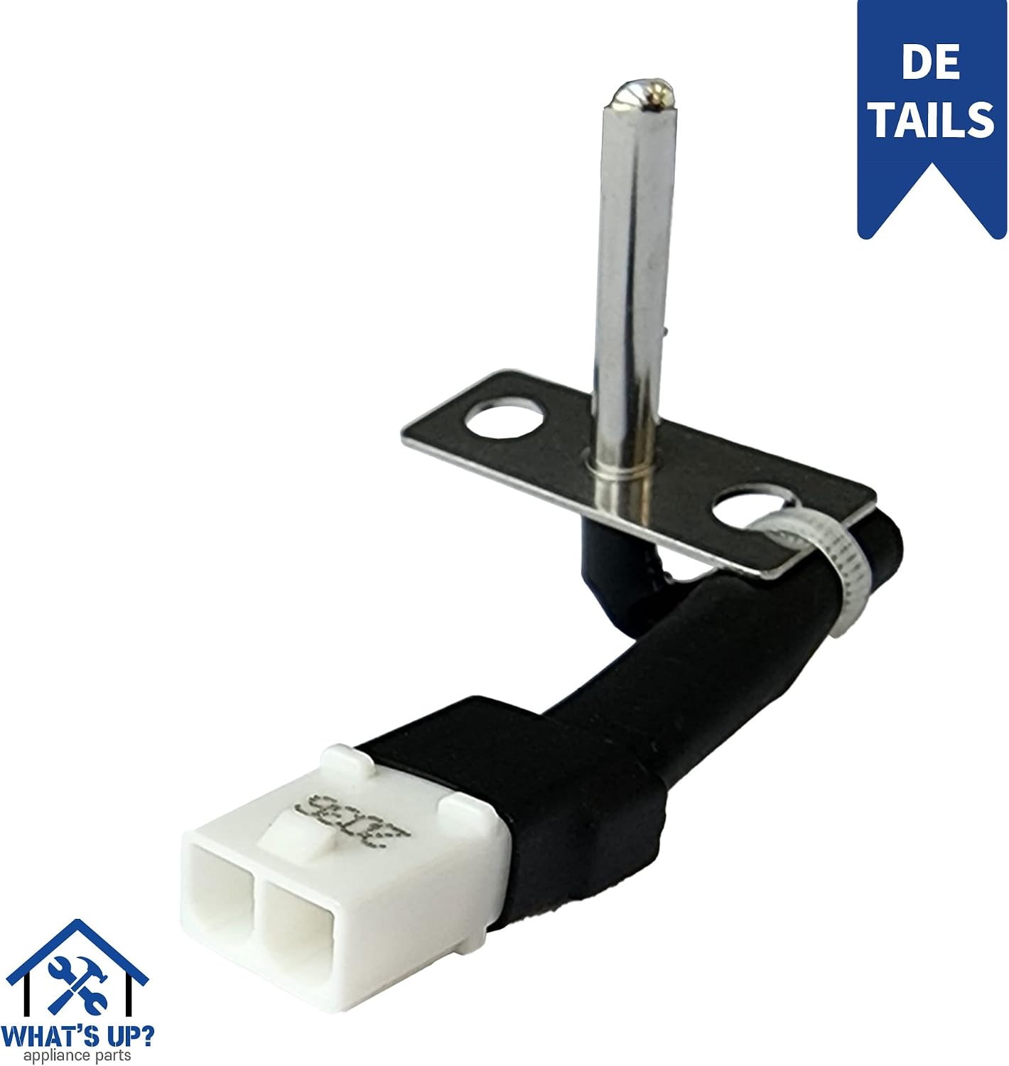 What's Up? 6322FR2046C Washer Thermistor Temperature Sensor Replacement Part for LG Washers Replaces 6322FR2046C, AP4445159, PS3528953, 6322FR2046B, 1268202, 6322FR2046F, 6322FR2046W