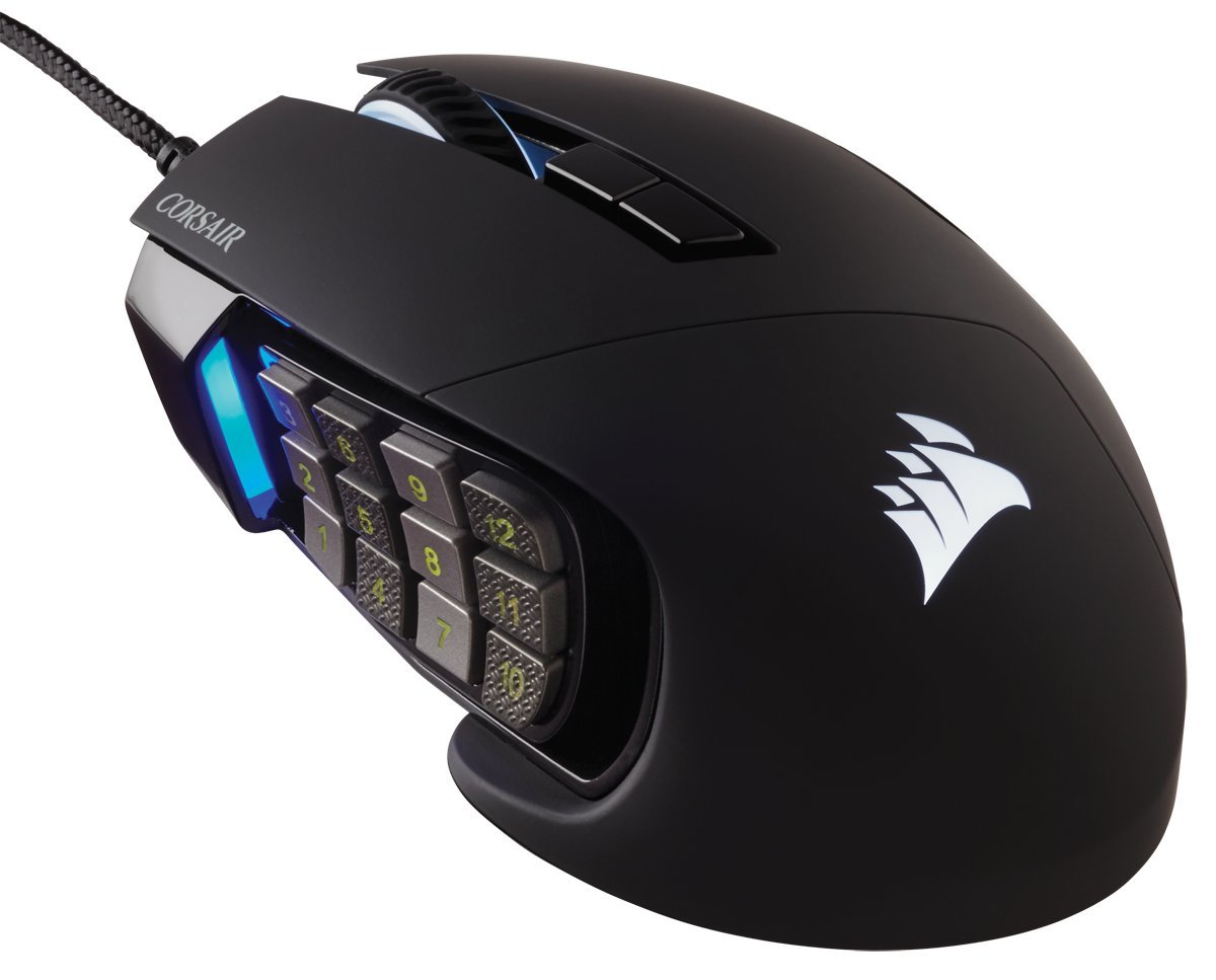 Amazon.com: Corsair Gaming Scimitar RGB MOBA/MMO Gaming Mouse, Key