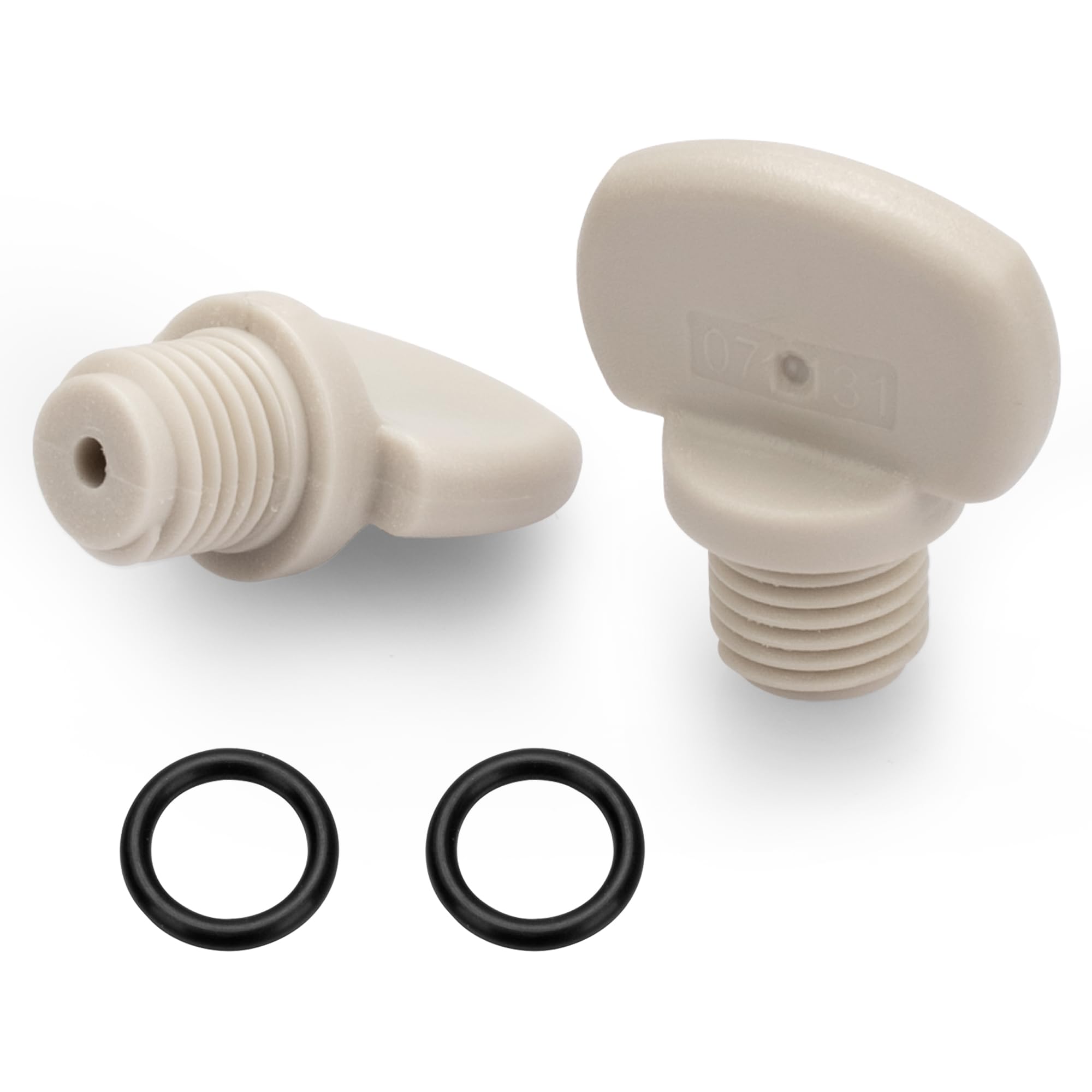 LVACODV2PCS Drain Plugs with O-Ring, Replacement for Drain Plug, Compatible with Pool Pump Parts Whisperflo Pool Pump and Intelliflo Variable Speed Pump