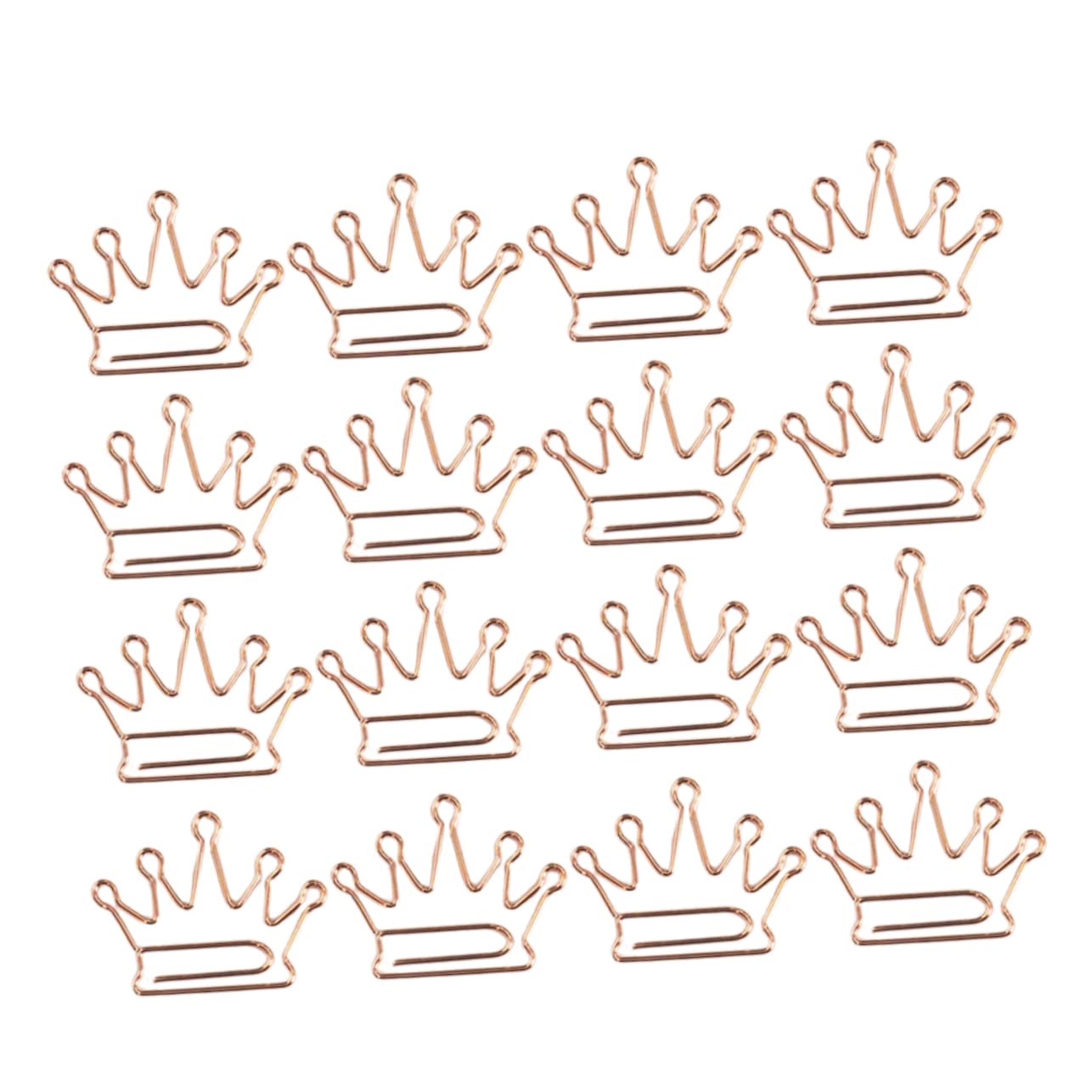 150stücke Kreative Krone Papierklammern Roségold Dekorative Lesezeichen Für Büro Und Schule Vielseitig Einsetzbar Als Dokumentenhalter Und Geldclip Für Partys Und