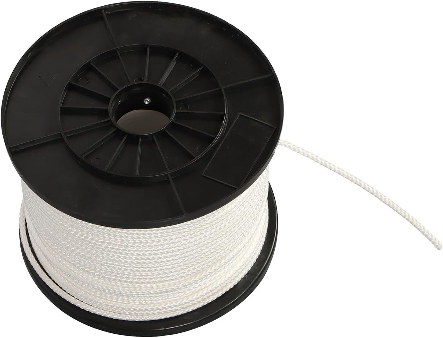 WFLNHB 3/16 Inch White Plastic Rope 500 Foot White Low Stretch Polypro Rope for Hiking, Kayaking, Tarps, Camping