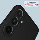 Pikkme Back Cover for Samsung Galaxy M17 5G / A17 5G / F17 5G | Camera Protection Shockproof Soft Matte Silicone Bumper Case (Black) gallery image