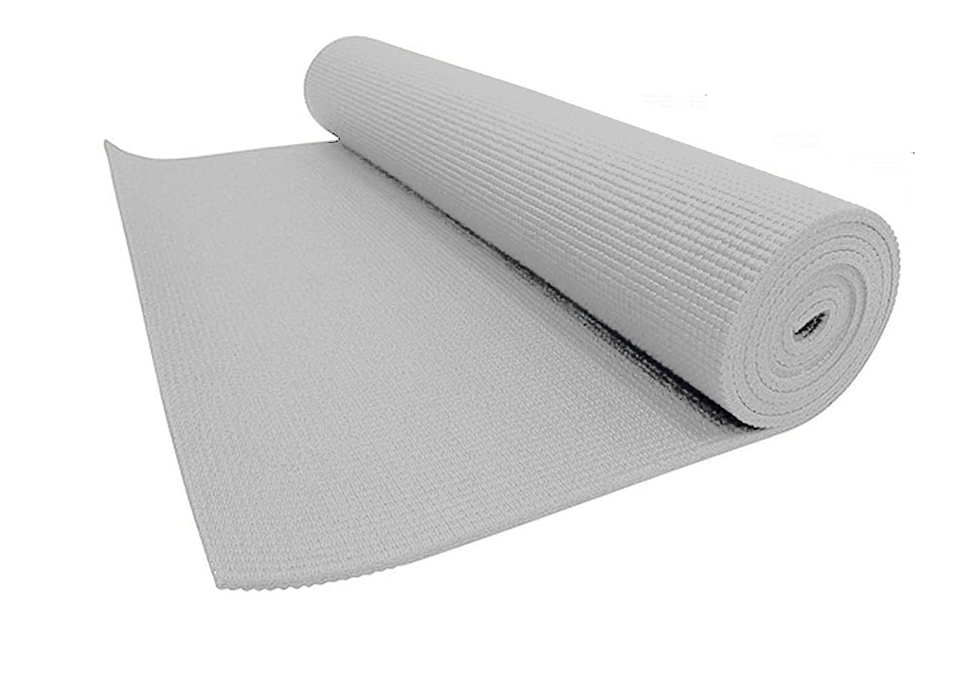 IRIS Fitness Heavy-Duty PVC Yoga Mat – Durable Non-Slip Exercise Mat for Yoga, Pilates & Floor Workouts, 900g Weight, 183 x 61 cm, 4mm Thick (Ash Grey)-image-27
