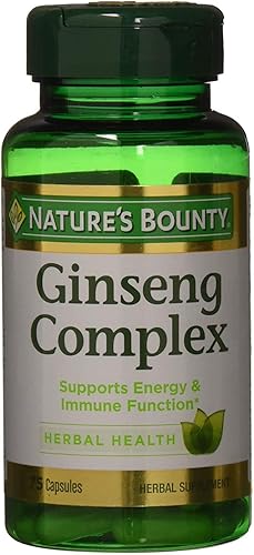 Natures Bounty - Complejo Ginseng Plus Royal Jelly - 75 cápsulas