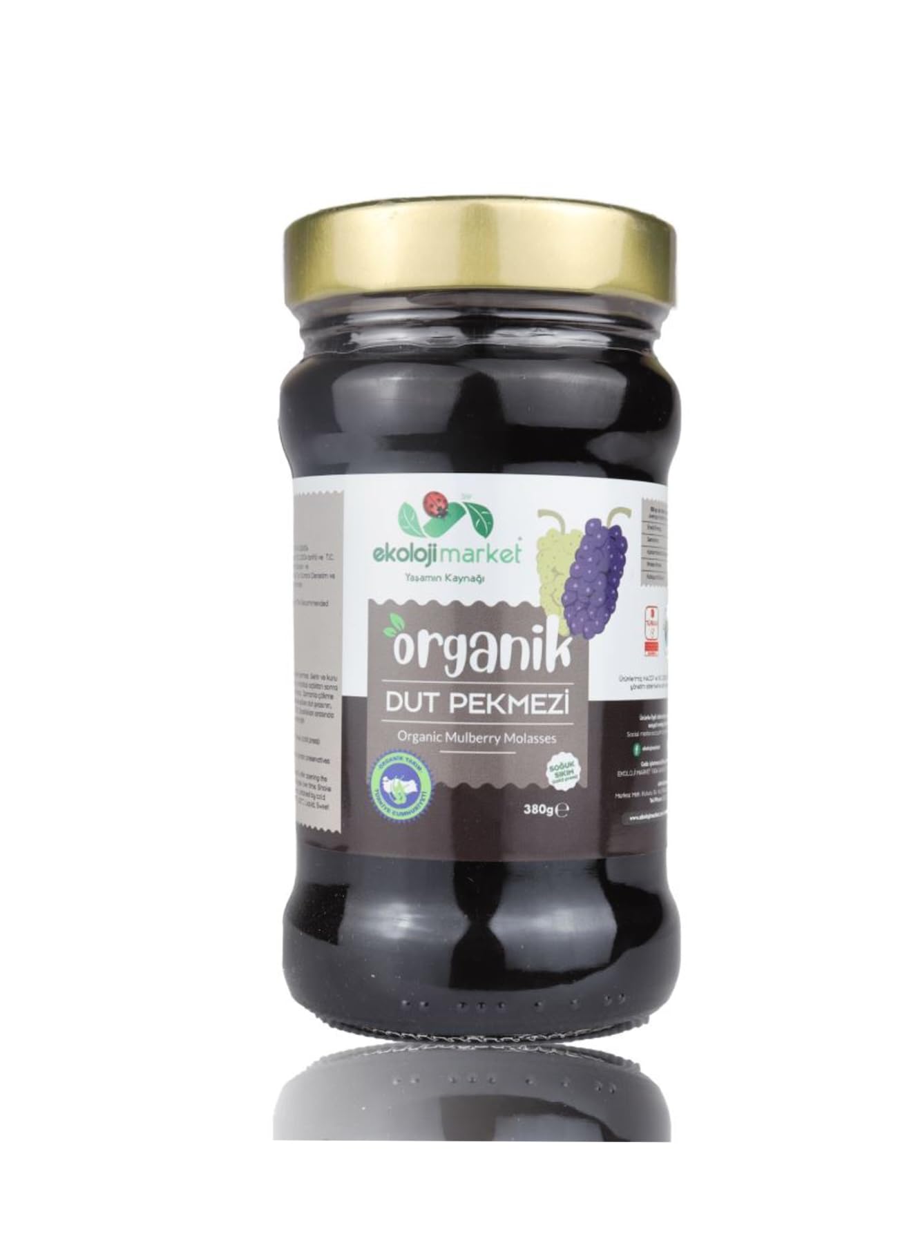 Ekoloji Market Organik Dut Pekmezi 380 Gr