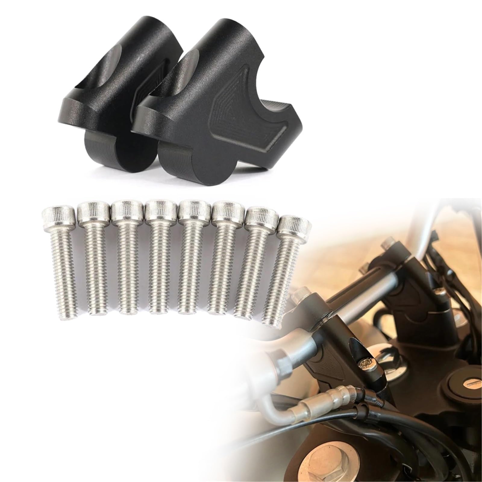 Kit délocalisateur de guidon de moto pour Royal Enfield Scram 411 de luxe