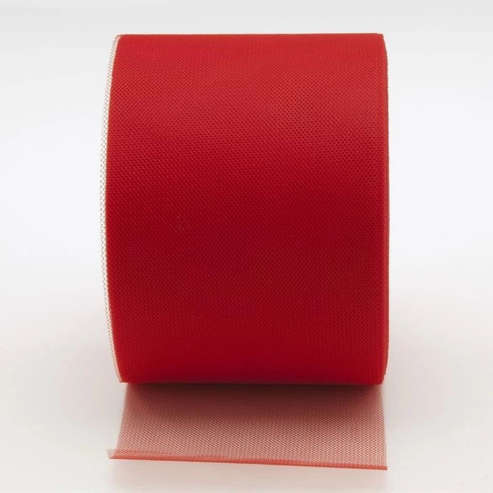 Rotolo Tulle 12,5cm X 100m Made In Italy - Morbido Per Fiocchi, Bouquet E Decorazioni