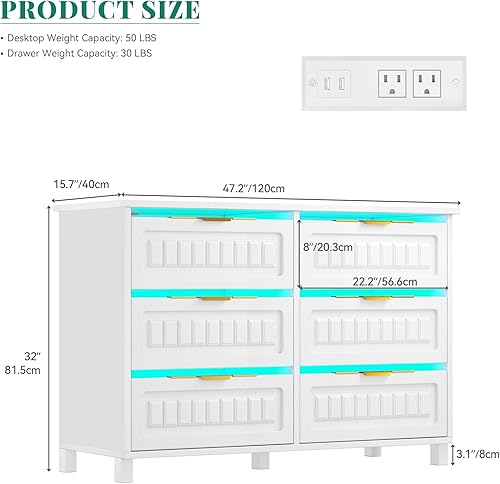 Miniatura 4 de YITAHOME Cómoda de tela con 8 cajones, unidad organizadora de torre de almacenamiento para sala de estar y armarios, marco de acero resistente y