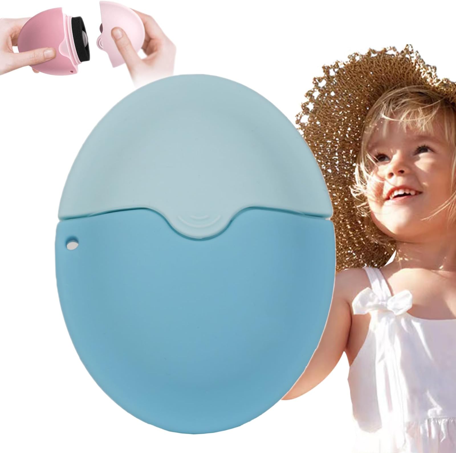 Silicone Sunscreen Applicator for Kids Adults, Refillable Sunscreen Roller Applicator, Portable Solar Cream Applicator, Safe and Easy On The Go Sunscreen Application, Beach Essentials (D)