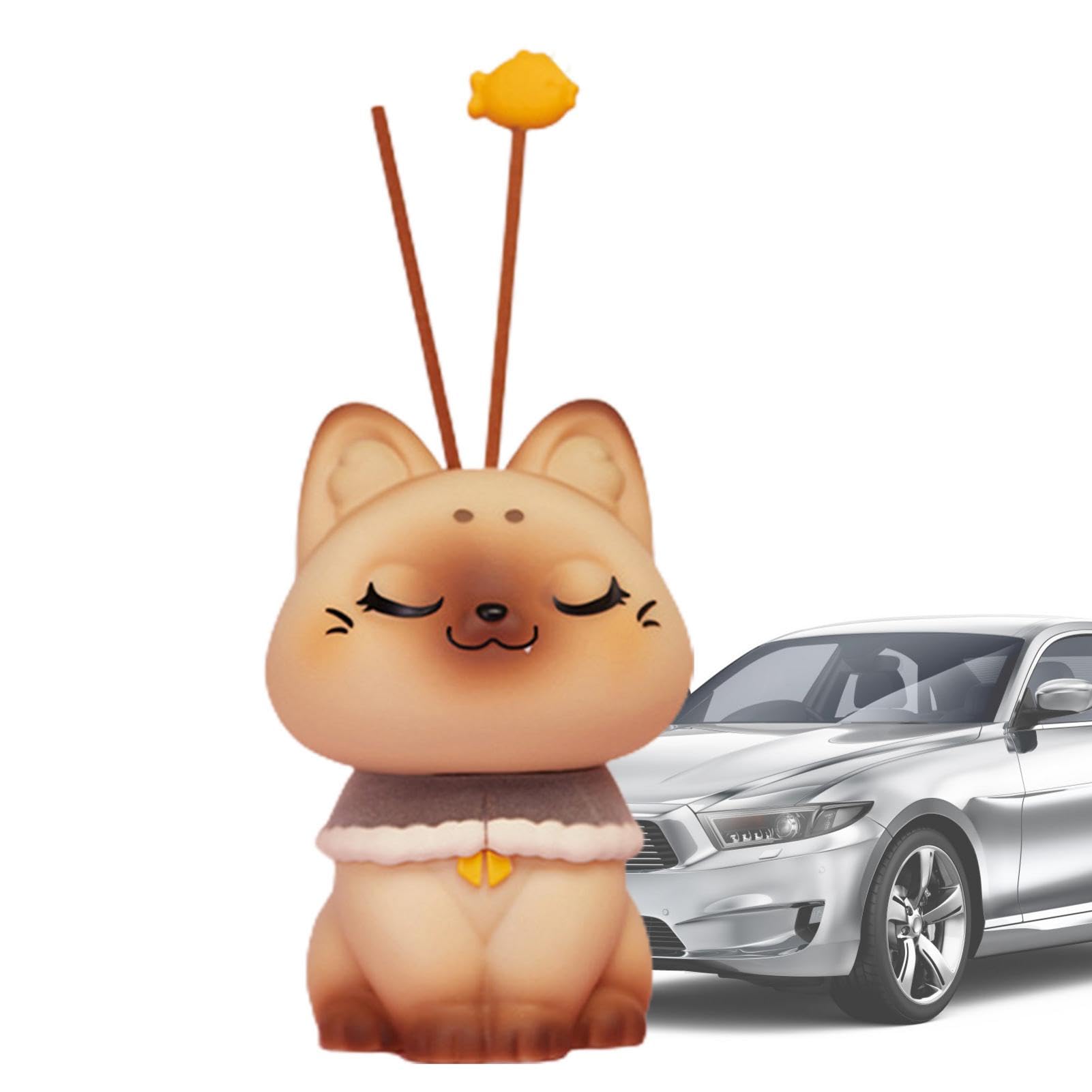 Clip Désodorisant Voiture En Acrylique Forme Chat – Parfum Décoratif 2D Pour Ventilation Auto Et Maison - 8