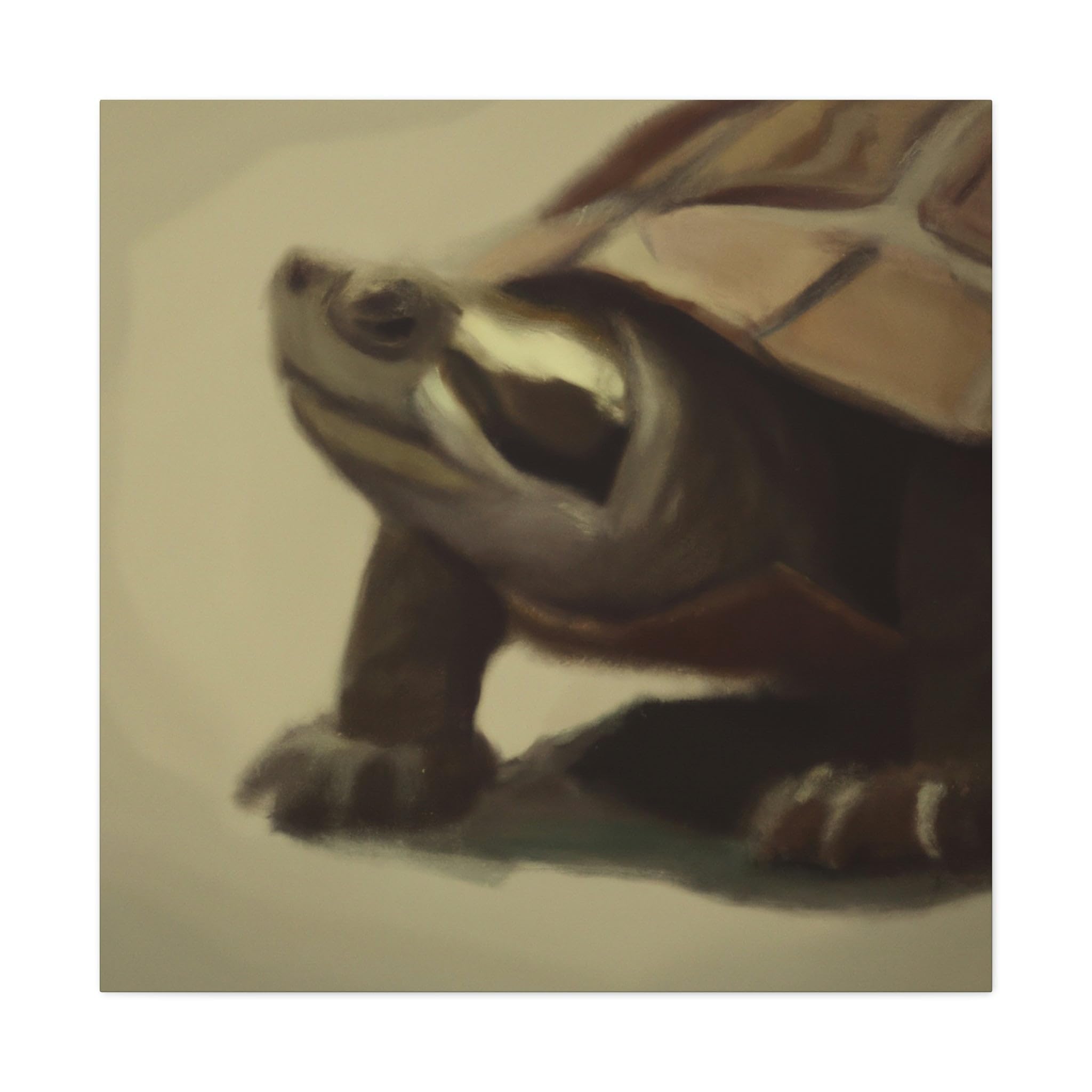 Box Turtle Moment Eternal - Canvas 36″ x 36″ / Premium Gallery Wraps (1.25″)