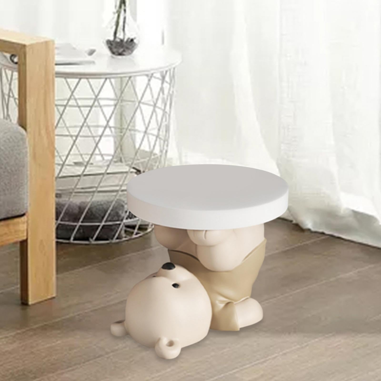 サイドテーブル おしゃれ 北欧 テーブルベア くま オブジェ UT-12BJ 