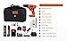 BLACK+DECKER 20V MAX Drill & Home Tool Kit, 34 Piece (BDCD120VA), Orange