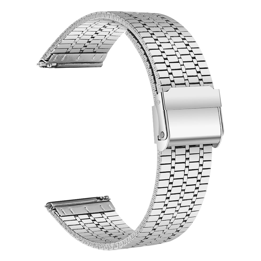 Cinturino Metallico Universale Per Orologi - Ricambio Per Smartwatch E Orologi Tradizionali, Sgancio Rapido - Foto 3