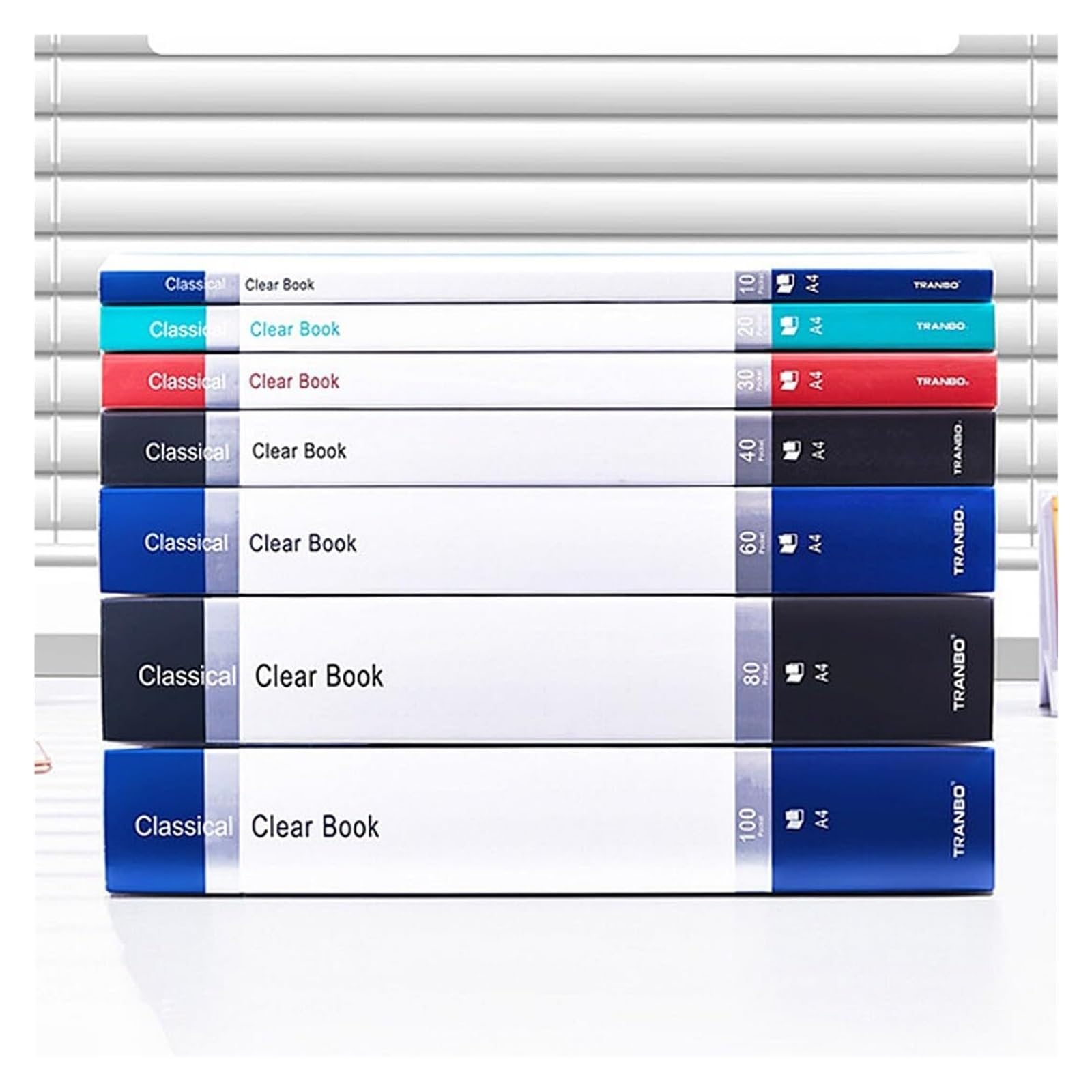 carpeta Carpeta de 40 bolsillos con fundas de plástico